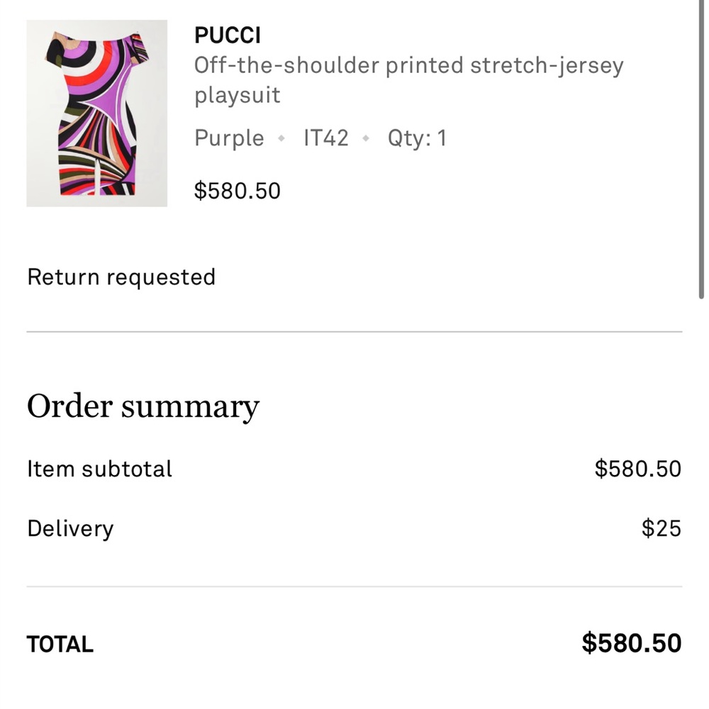 Pucci Off-the-Shoulder Printed Playsuit - Purple